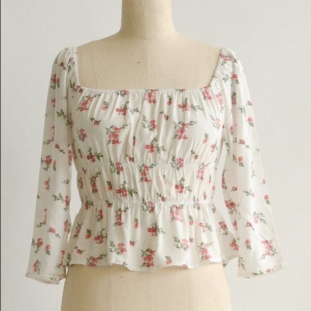 ADORED VINTAGE rose blouse
